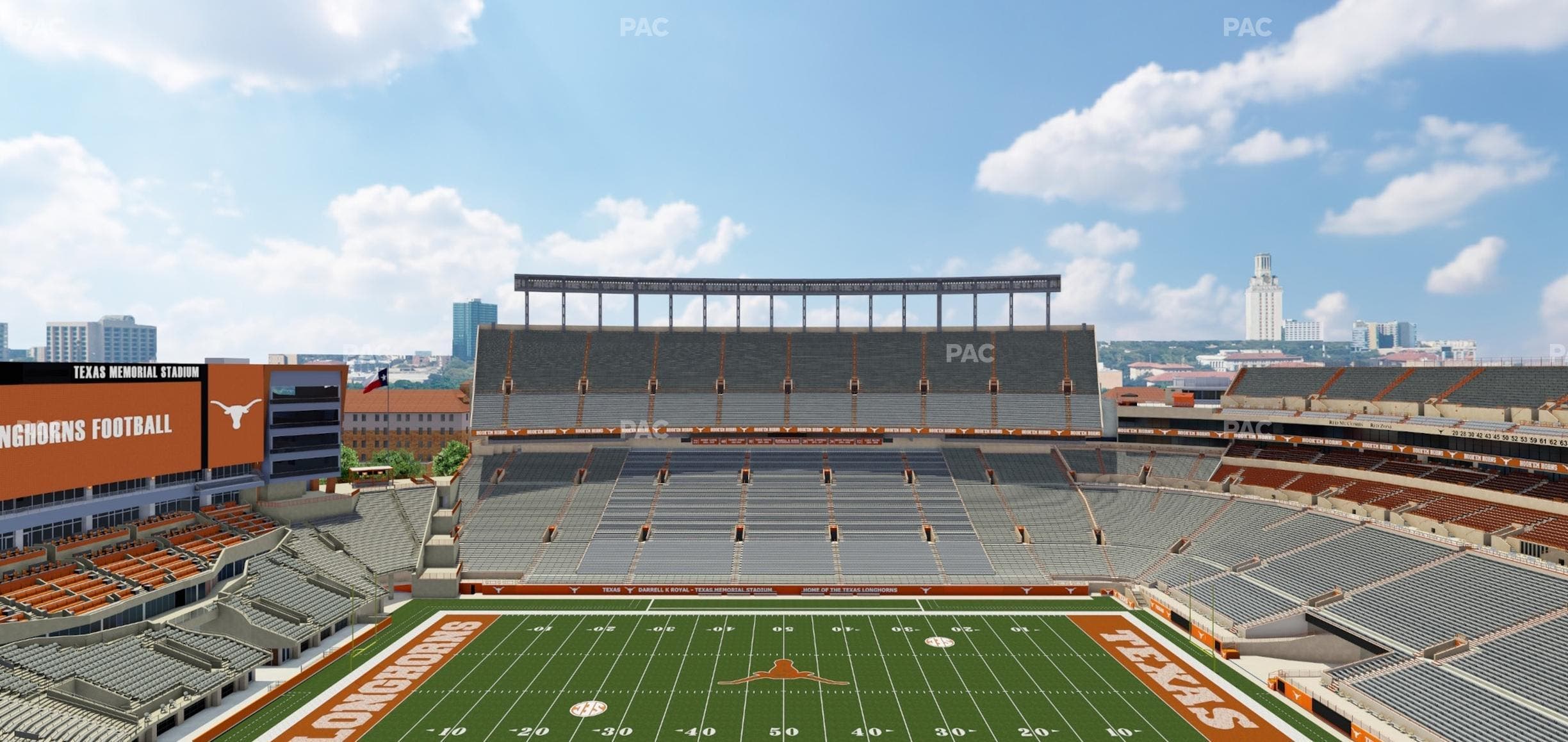 Darrell K Royal - Texas Memorial Stadium - Section 128 Seat View