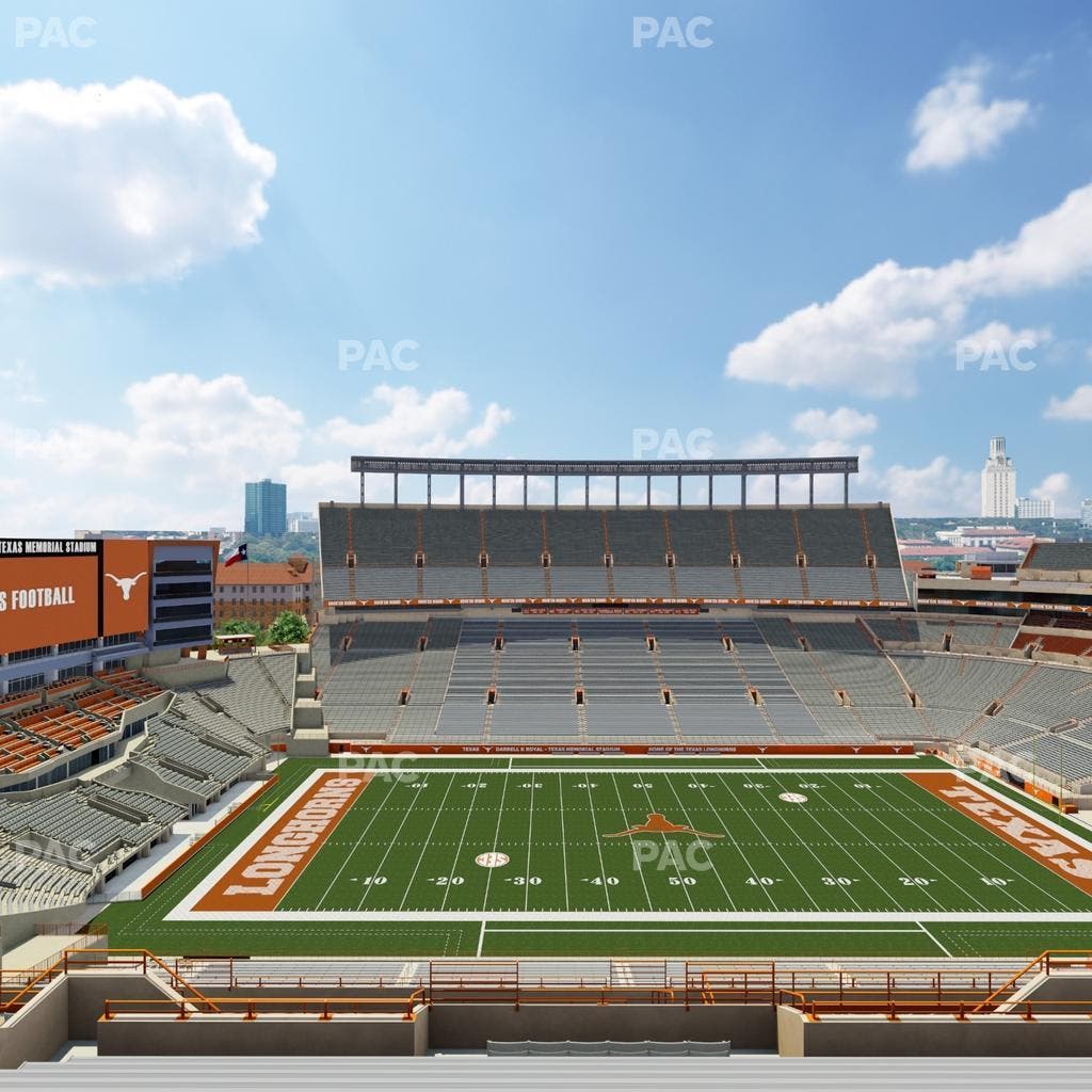 Darrell K Royal - Texas Memorial Stadium - Section 129 Seat View