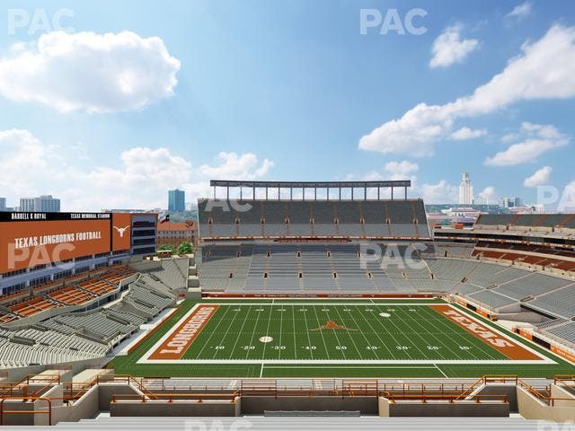 Darrell K Royal - Texas Memorial Stadium - Section 129 Seat View