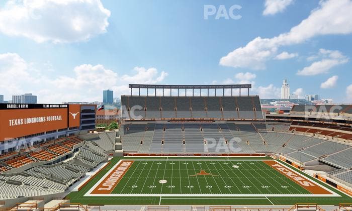 Darrell K Royal - Texas Memorial Stadium - Section 129 Seat View