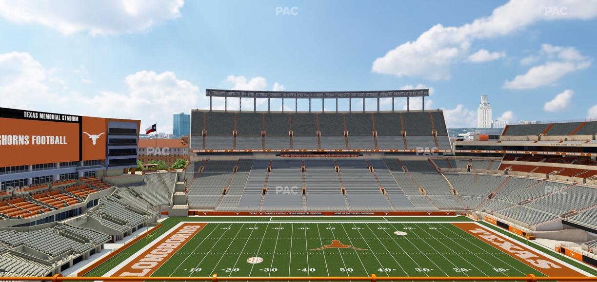 Darrell K Royal - Texas Memorial Stadium - Section 129 Seat View