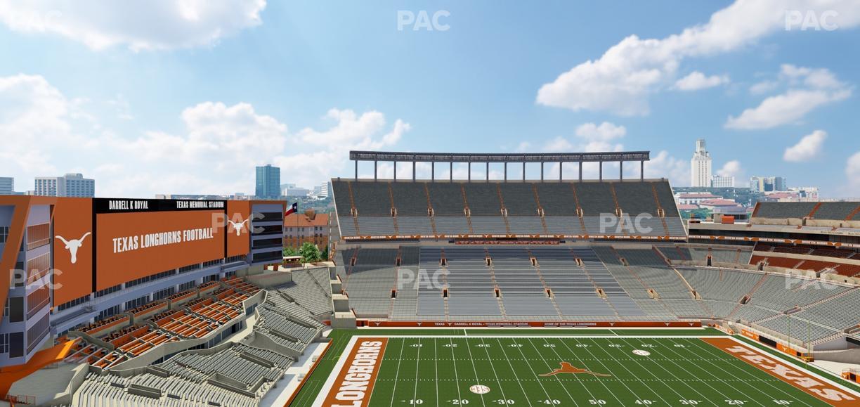 Darrell K Royal - Texas Memorial Stadium - Section 130 Seat View
