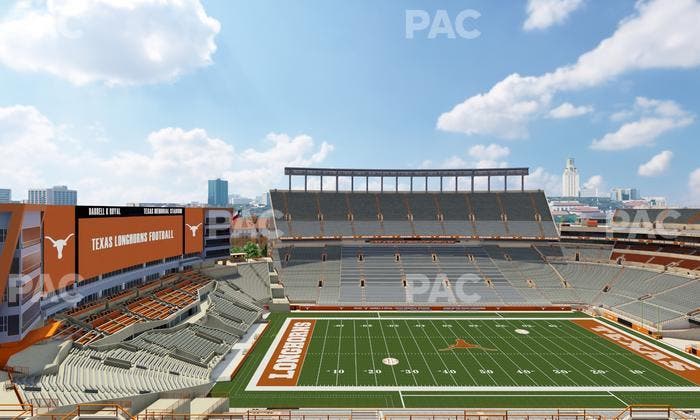 Darrell K Royal - Texas Memorial Stadium - Section 130 Seat View