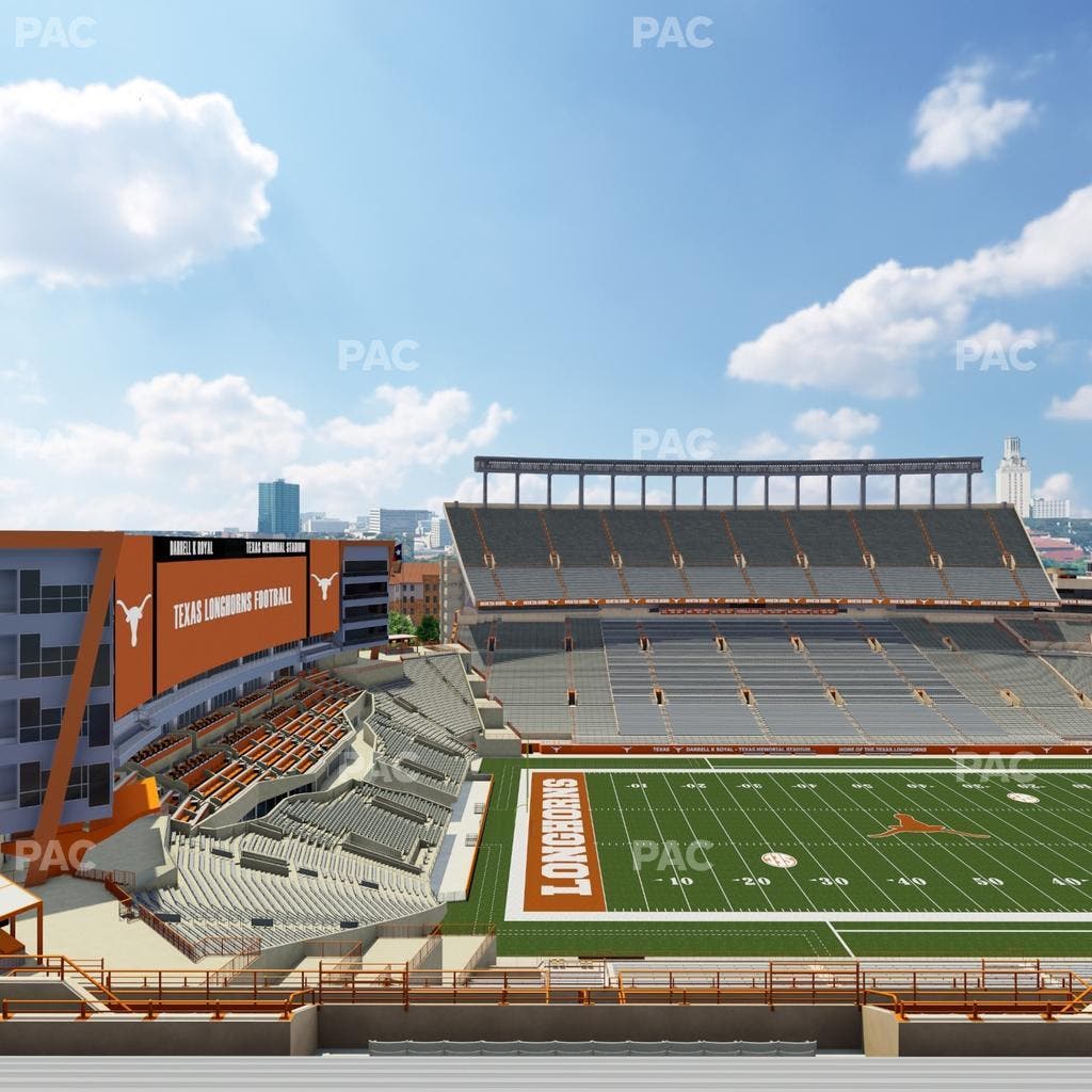 Darrell K Royal - Texas Memorial Stadium - Section 131 Seat View