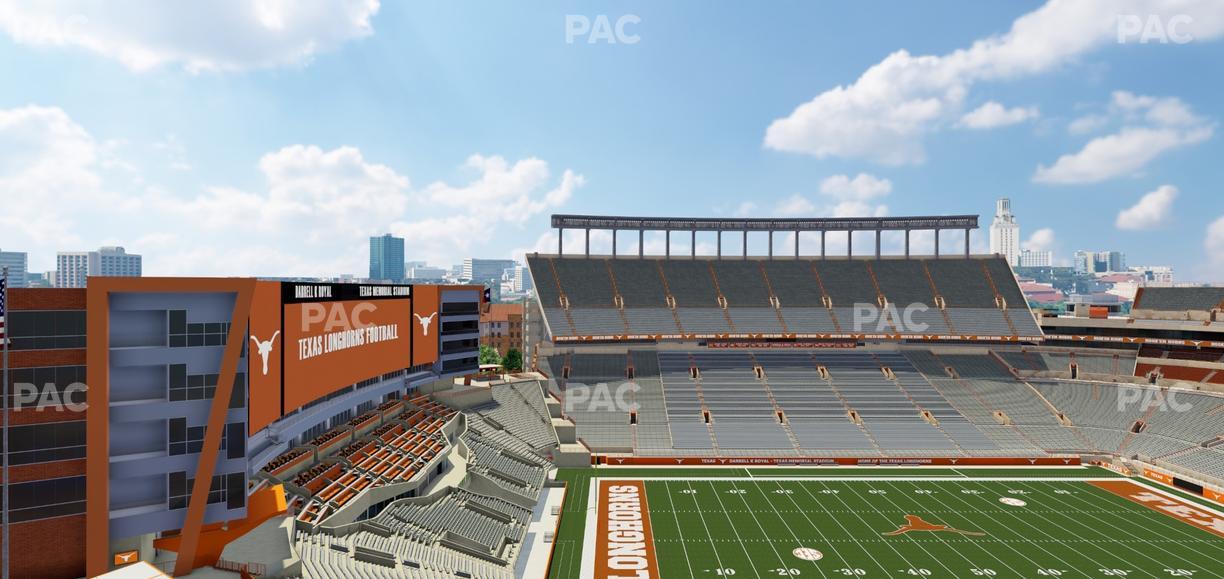 Darrell K Royal - Texas Memorial Stadium - Section 131 Seat View