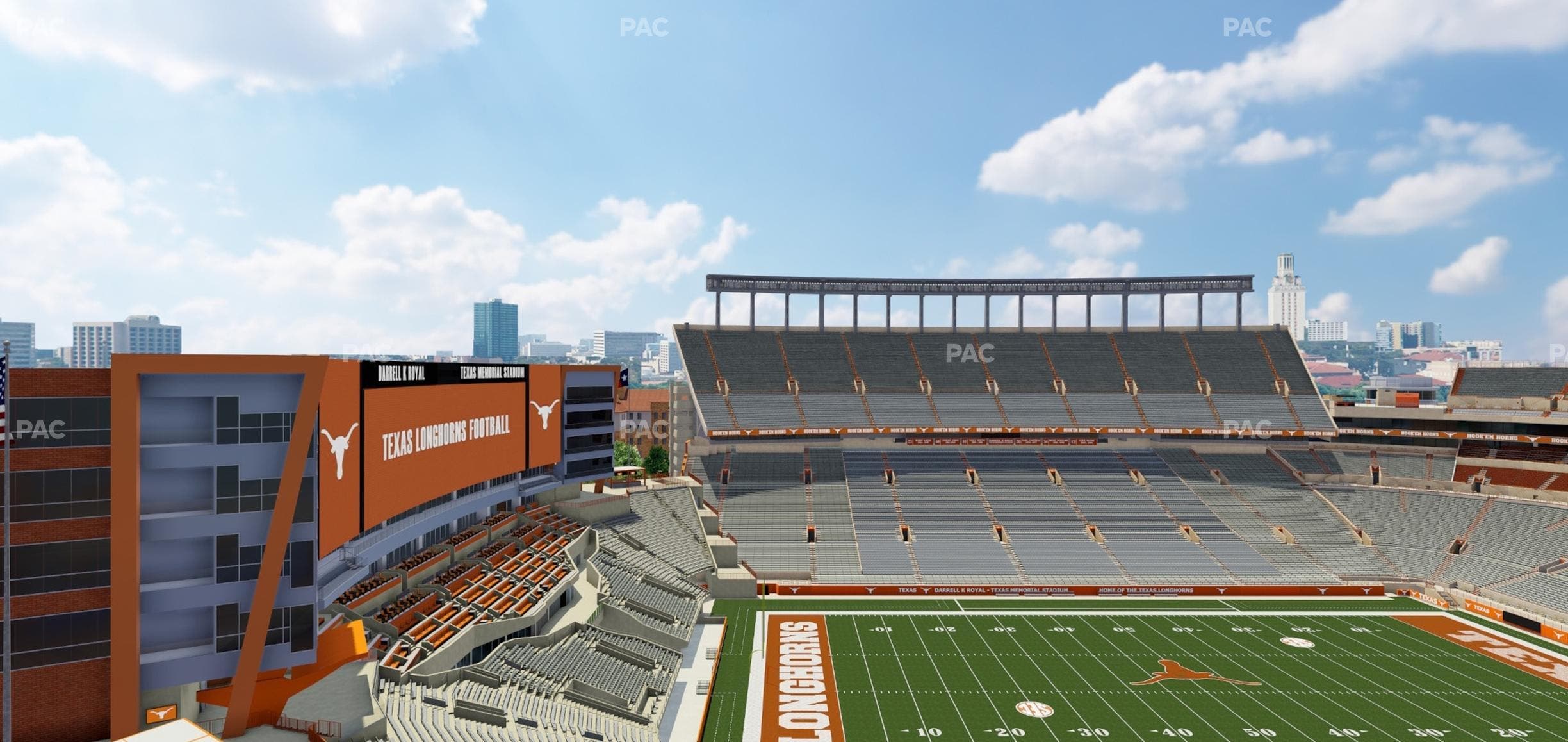 Darrell K Royal - Texas Memorial Stadium - Section 131 Seat View