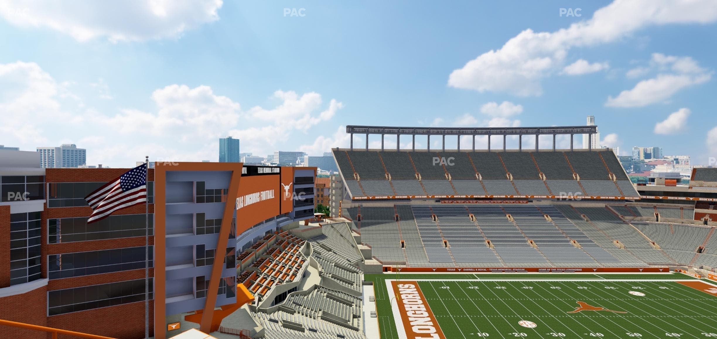 Darrell K Royal - Texas Memorial Stadium - Section 132 Seat View