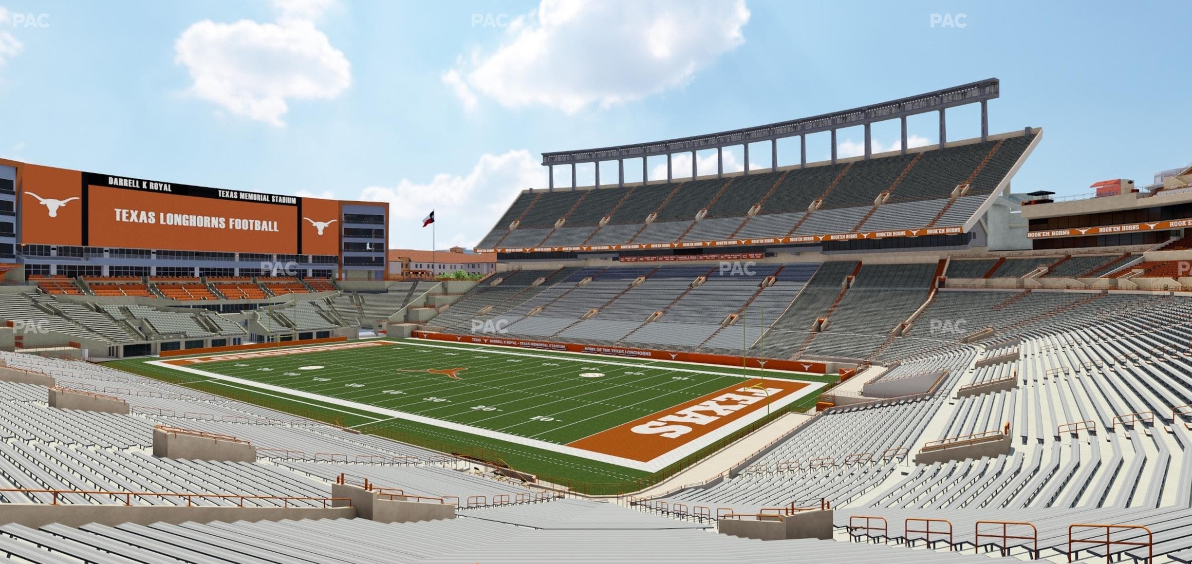 Darrell K Royal - Texas Memorial Stadium - Section 19 Seat View