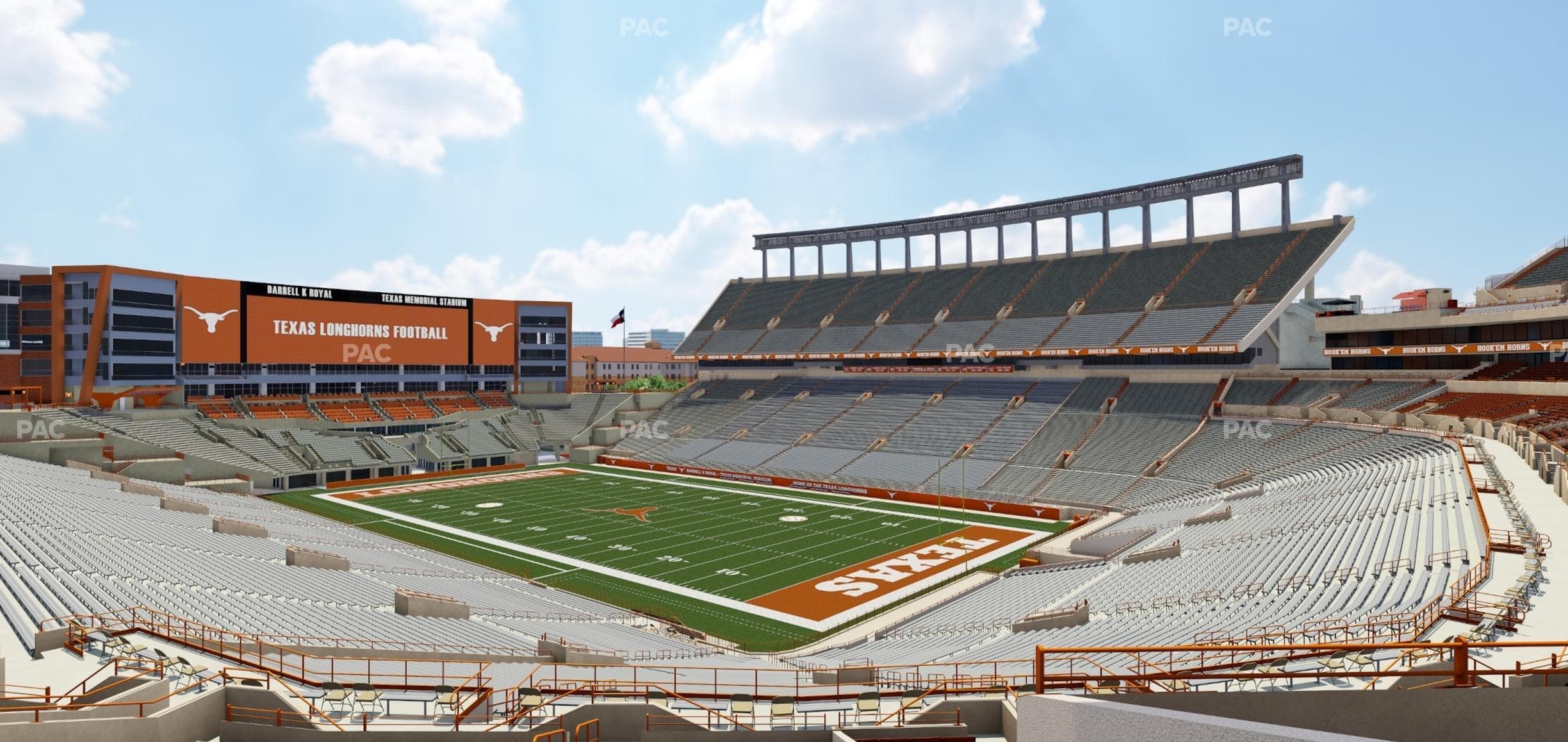 Darrell K Royal - Texas Memorial Stadium - Section 20 Seat View