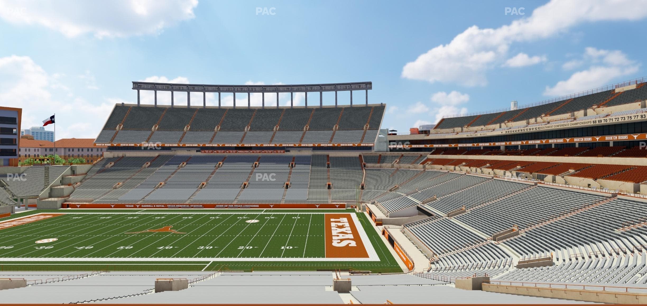Darrell K Royal - Texas Memorial Stadium - Section 26 Seat View