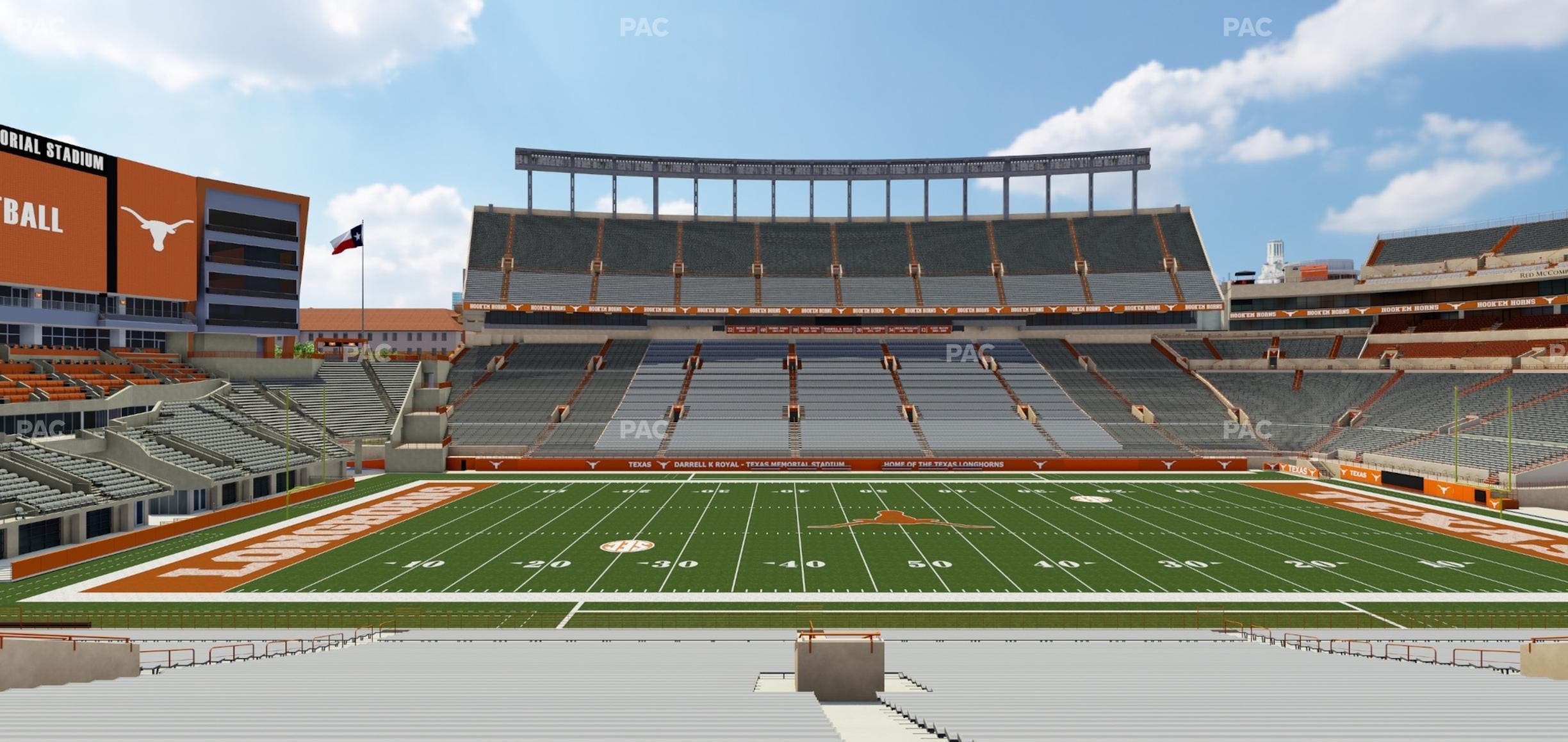 Darrell K Royal - Texas Memorial Stadium - Section 29 Seat View