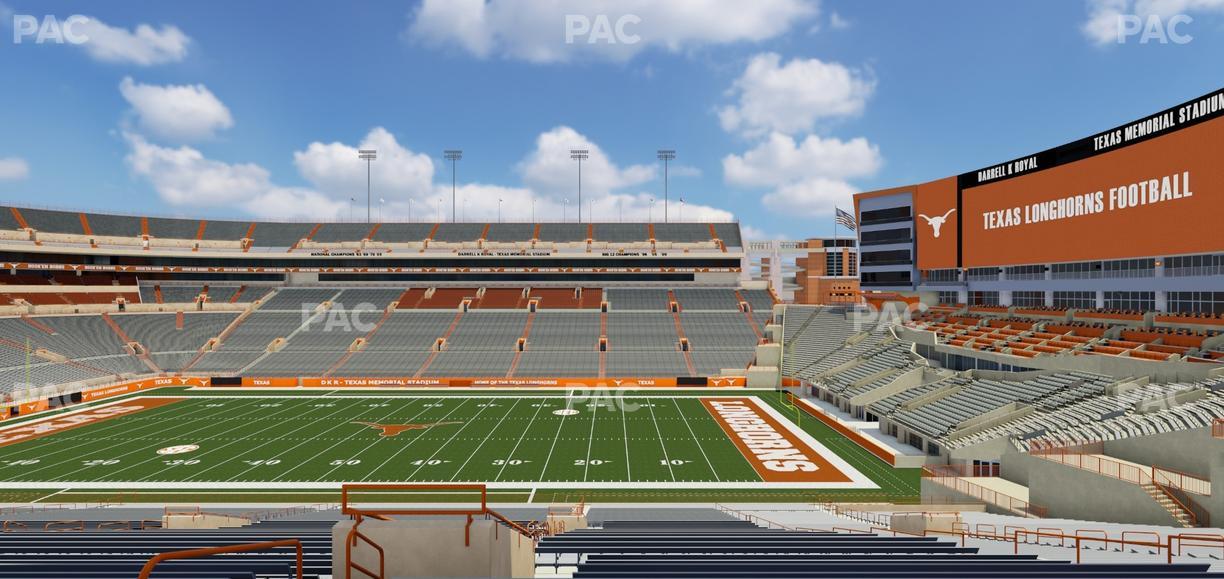 Darrell K Royal - Texas Memorial Stadium - Section 3 Seat View
