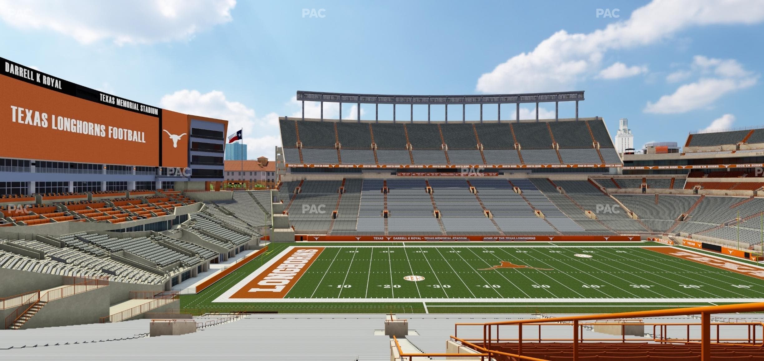 Darrell K Royal - Texas Memorial Stadium - Section 30 Seat View