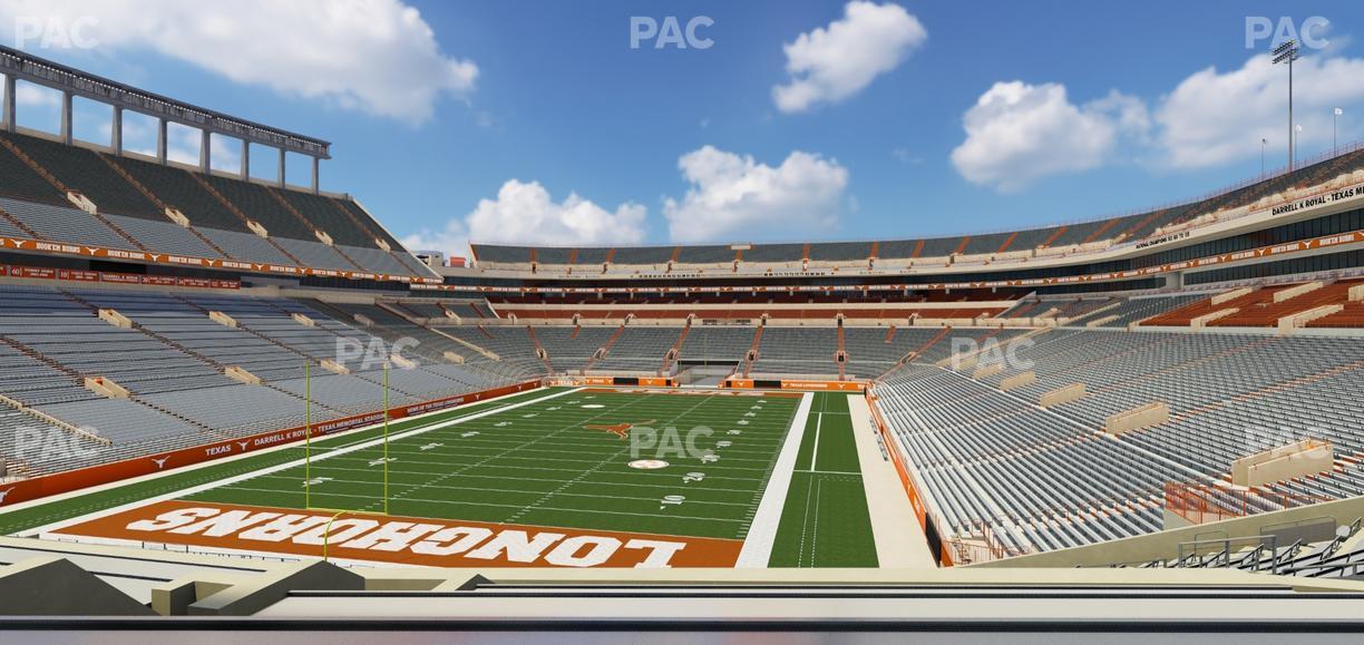 Darrell K Royal - Texas Memorial Stadium - Section 36 R Seat View