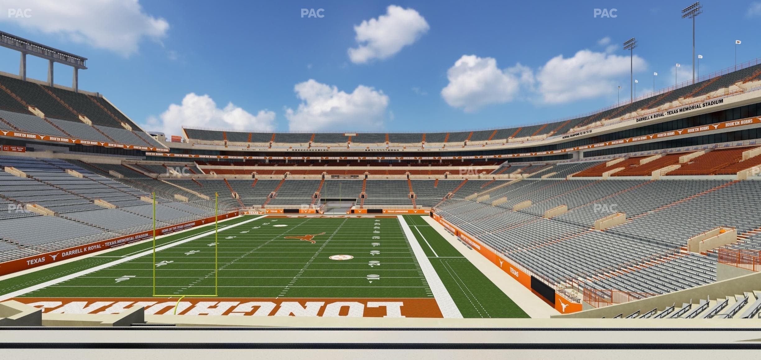 Darrell K Royal - Texas Memorial Stadium - Section 37 R Seat View
