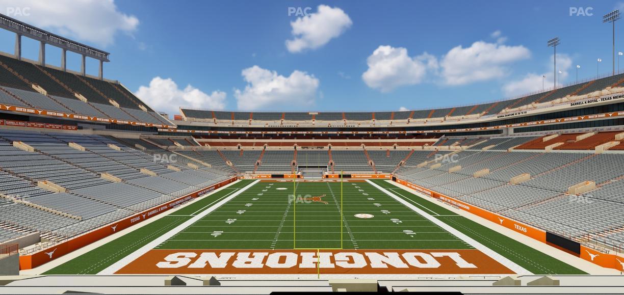 Darrell K Royal - Texas Memorial Stadium - Section 38 B Seat View