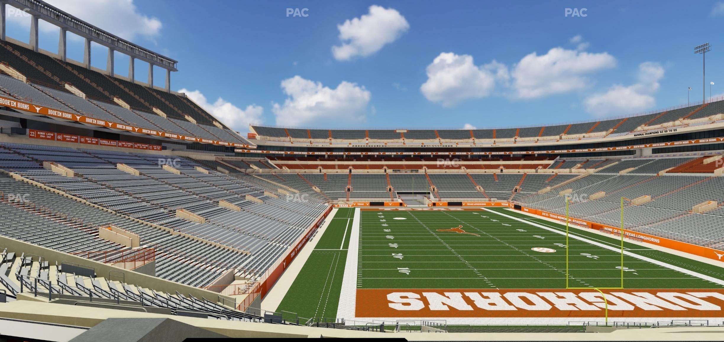 Darrell K Royal - Texas Memorial Stadium - Section 38 B Seat View