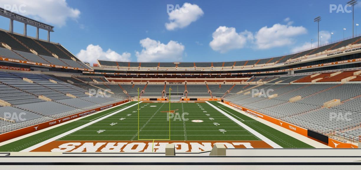 Darrell K Royal - Texas Memorial Stadium - Section 38 R Seat View