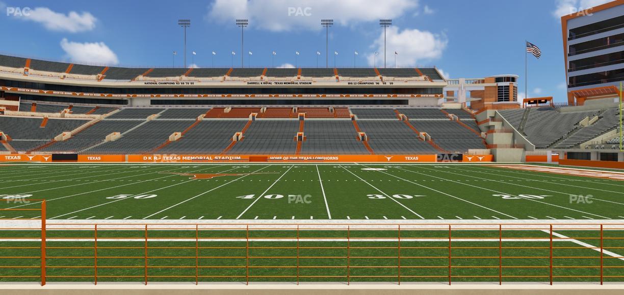 Darrell K Royal - Texas Memorial Stadium - Section 4 Seat View