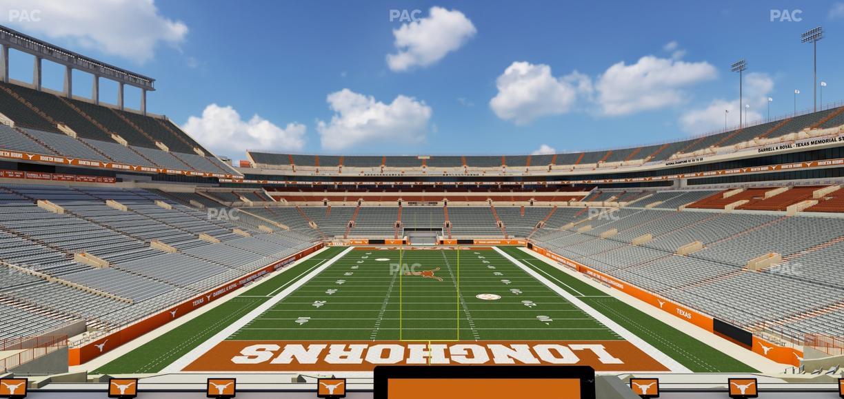 Darrell K Royal - Texas Memorial Stadium - Section 40 B Seat View