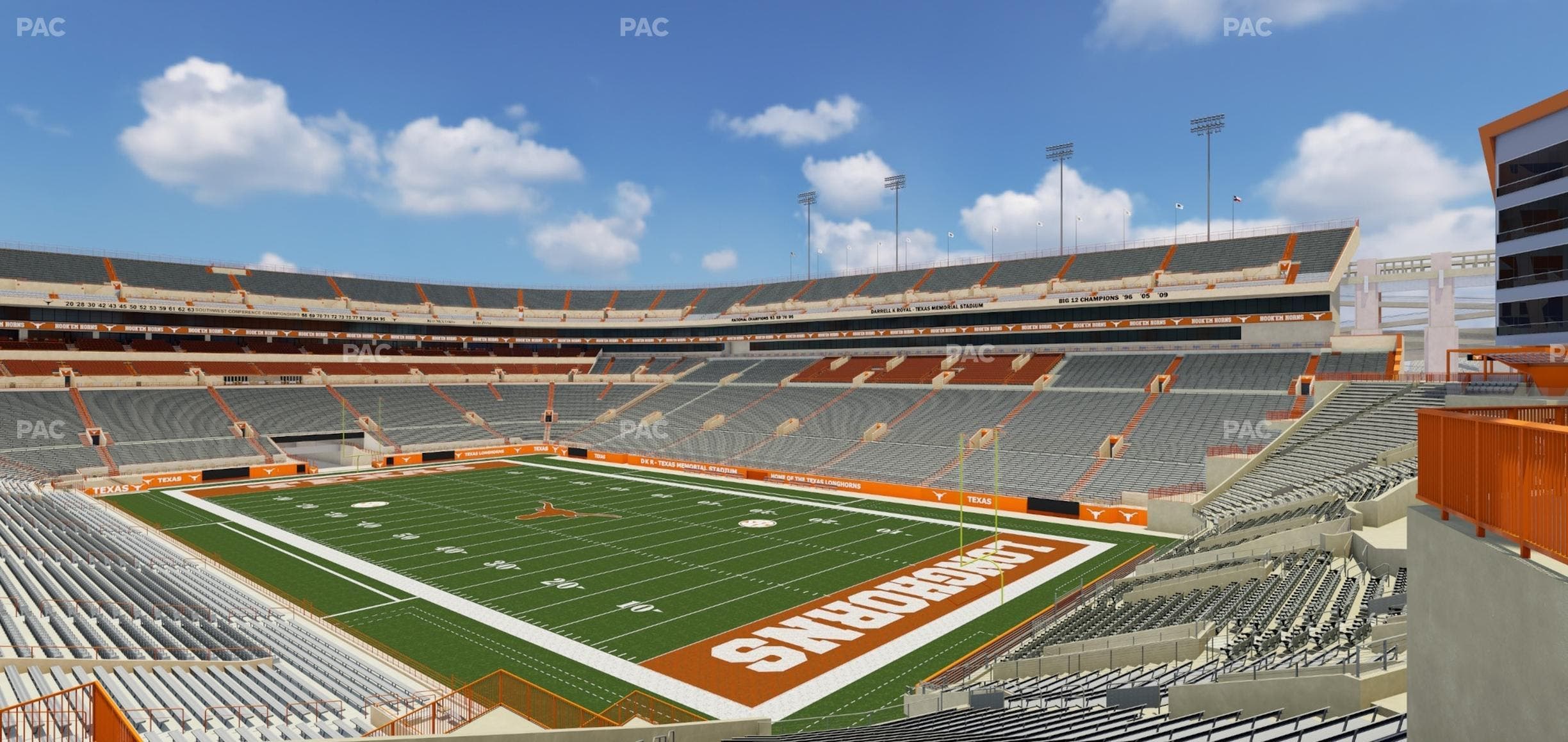 Darrell K Royal - Texas Memorial Stadium - Section 43 Seat View