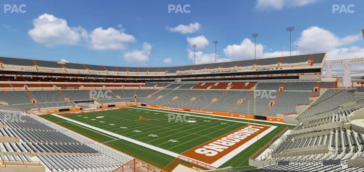 Darrell K Royal - Texas Memorial Stadium - Section 44 Seat View