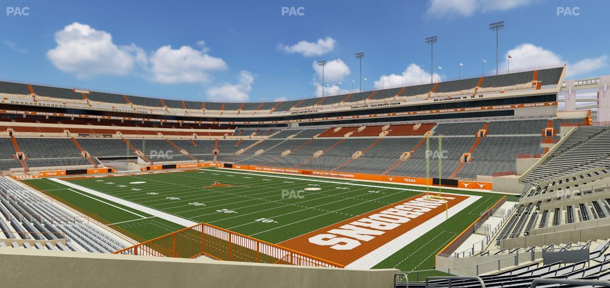 Darrell K Royal - Texas Memorial Stadium - Section 44 Seat View