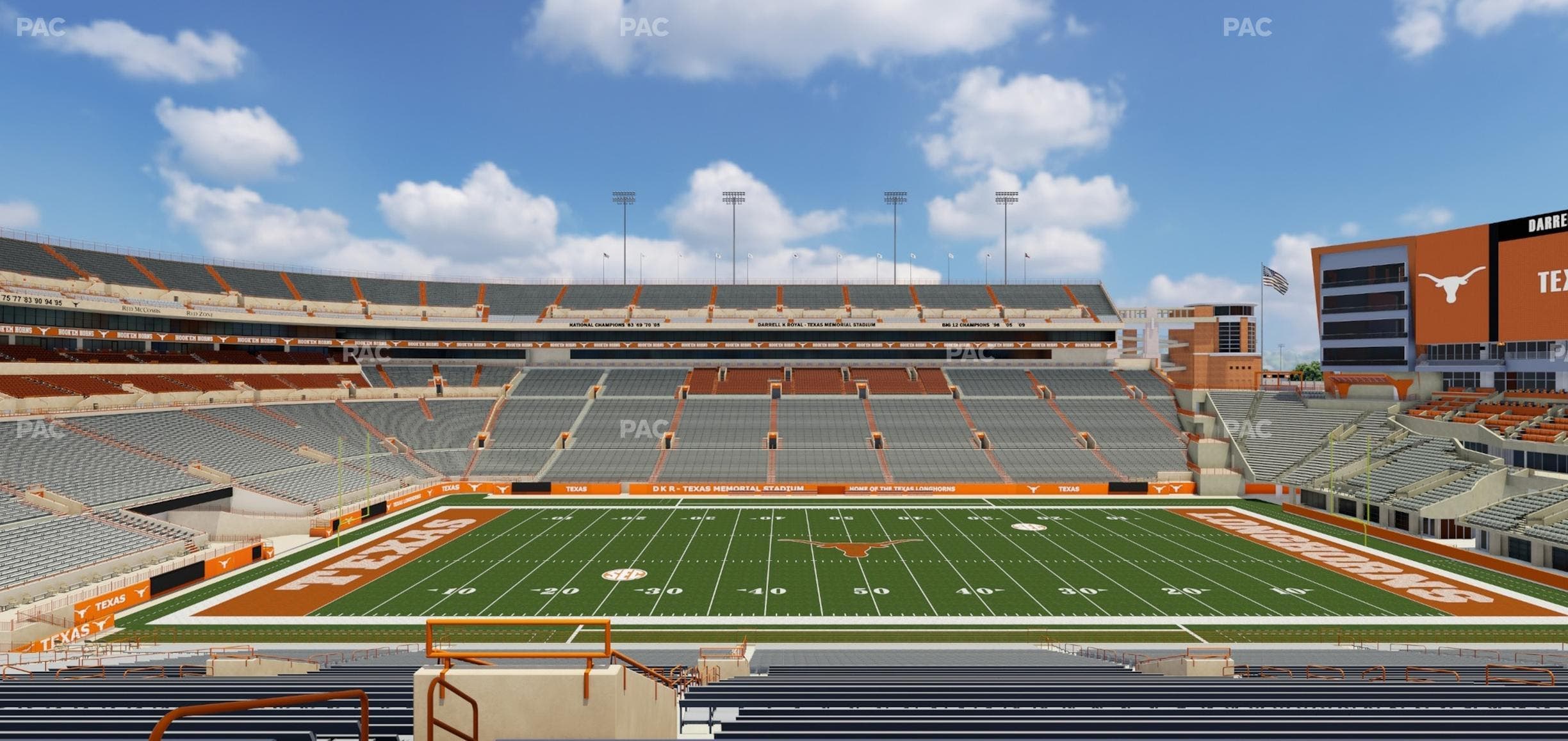 Darrell K Royal - Texas Memorial Stadium - Section 5 Seat View