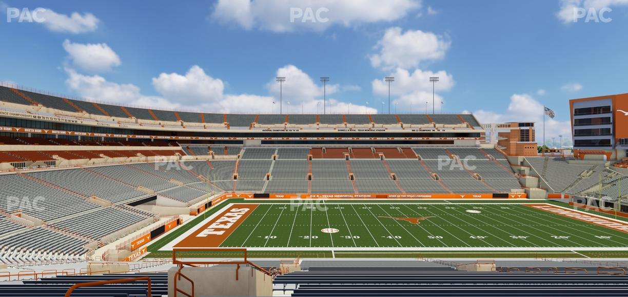 Darrell K Royal - Texas Memorial Stadium - Section 6 Seat View