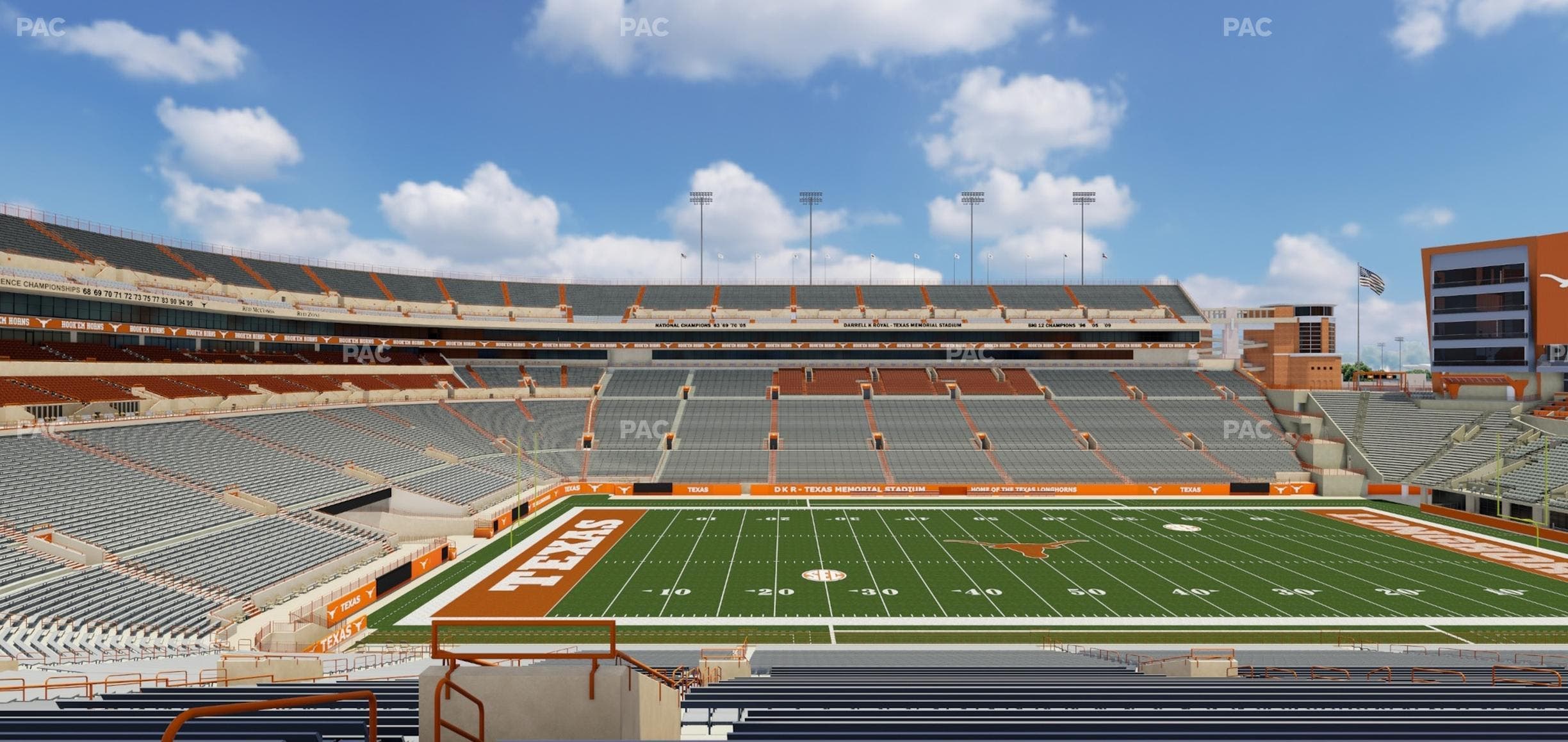 Darrell K Royal - Texas Memorial Stadium - Section 6 Seat View