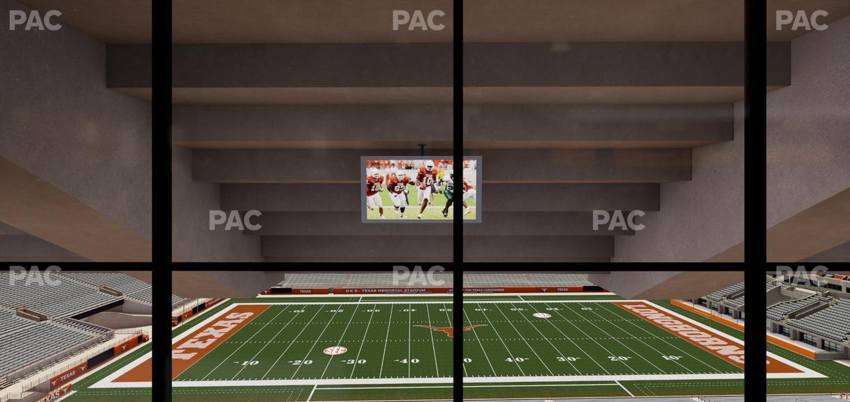 Darrell K Royal - Texas Memorial Stadium - Section Centennial Club Cr 6 Seat View