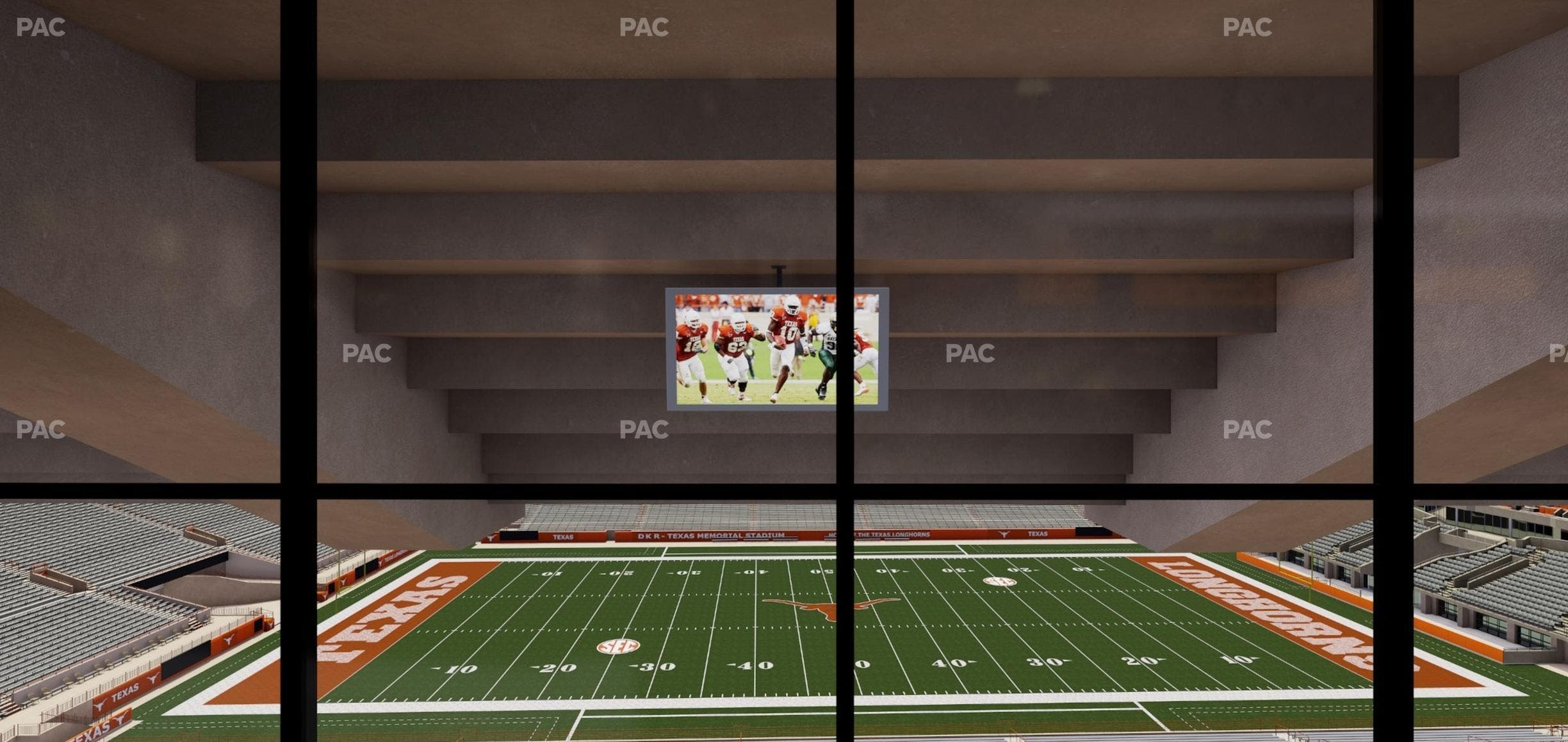 Darrell K Royal - Texas Memorial Stadium - Section Centennial Club Cr 6 Seat View