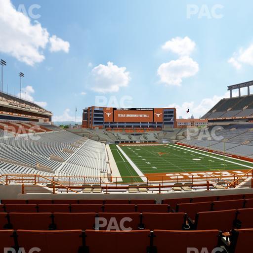 Darrell K Royal - Texas Memorial Stadium - Section Longhorn Lounge 18 Seat View