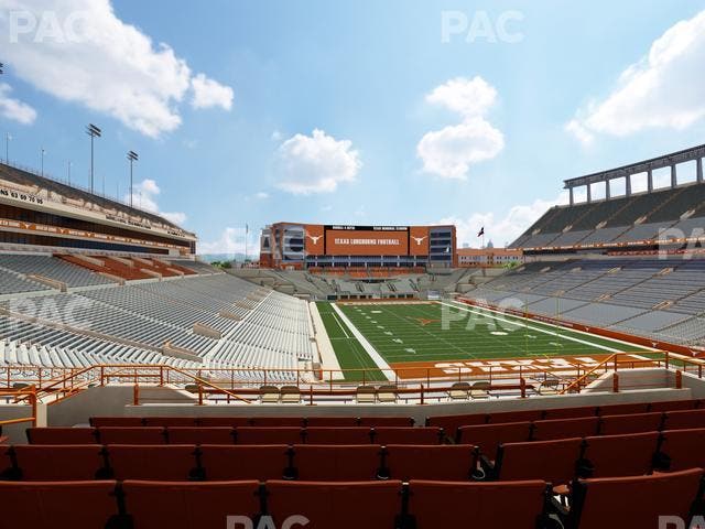 Darrell K Royal - Texas Memorial Stadium - Section Longhorn Lounge 18 Seat View