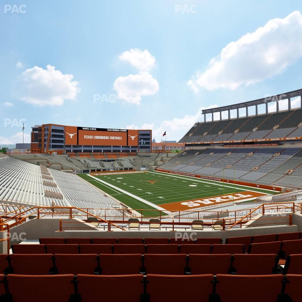 Darrell K Royal - Texas Memorial Stadium - Section Longhorn Lounge 19 Seat View