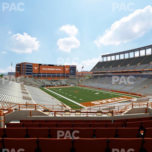 Darrell K Royal - Texas Memorial Stadium - Section Longhorn Lounge 19 Seat View