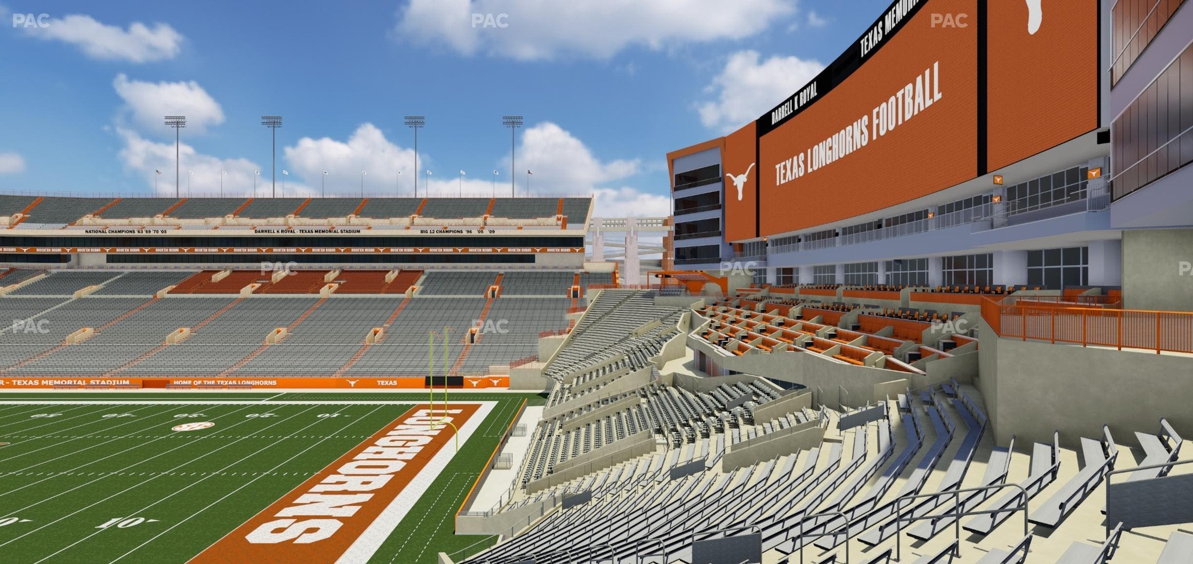 Darrell K Royal - Texas Memorial Stadium - Section Sro 2 Seat View