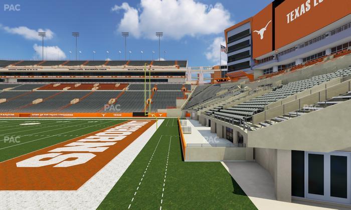 Darrell K Royal - Texas Memorial Stadium - Section Sro 2 Seat View