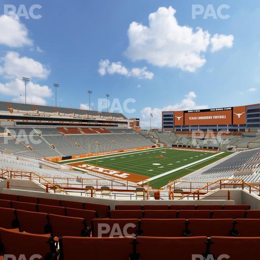 Darrell K Royal - Texas Memorial Stadium - Section Terrace Club 13 Seat View