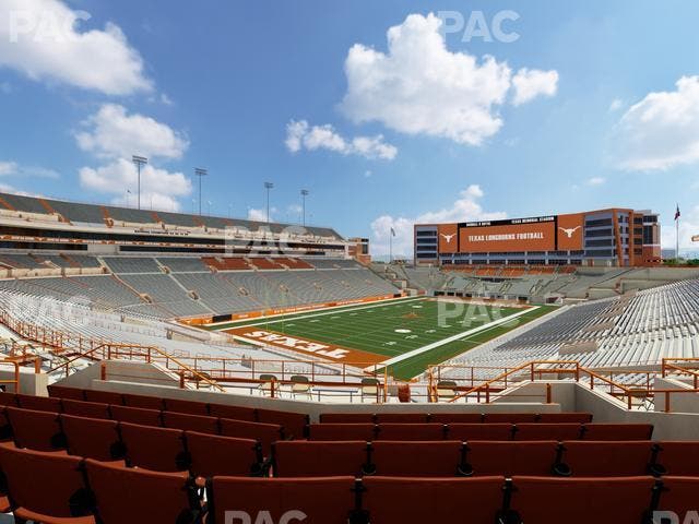 Darrell K Royal - Texas Memorial Stadium - Section Terrace Club 13 Seat View