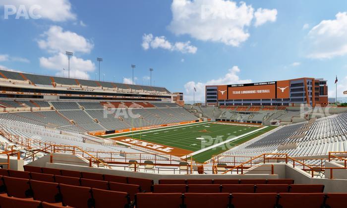 Darrell K Royal - Texas Memorial Stadium - Section Terrace Club 13 Seat View