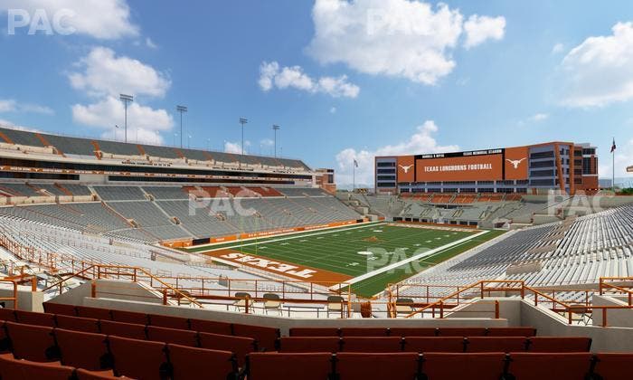 Darrell K Royal - Texas Memorial Stadium - Section Terrace Club 13 Seat View