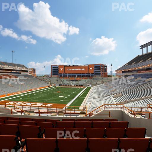 Darrell K Royal - Texas Memorial Stadium - Section Terrace Club 14 Seat View