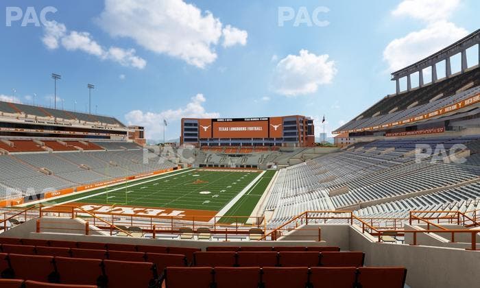 Darrell K Royal - Texas Memorial Stadium - Section Terrace Club 14 Seat View