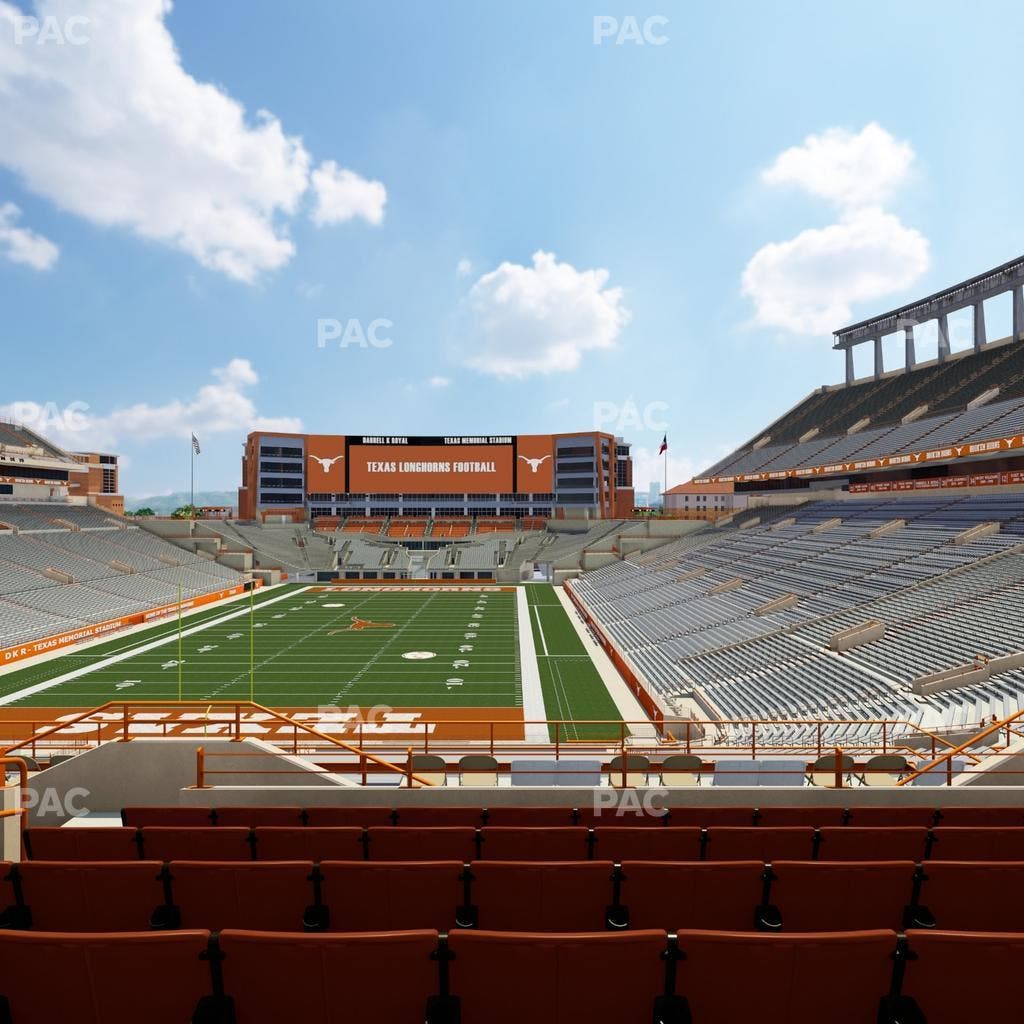 Darrell K Royal - Texas Memorial Stadium - Section Terrace Club 15 Seat View