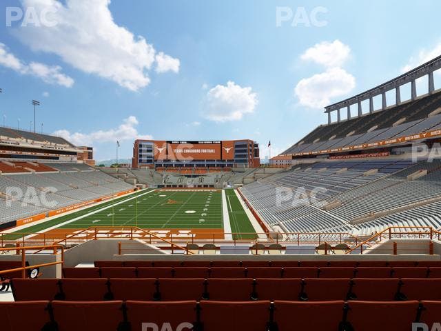 Darrell K Royal - Texas Memorial Stadium - Section Terrace Club 15 Seat View