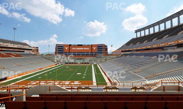 Darrell K Royal - Texas Memorial Stadium - Section Terrace Club 15 Seat View