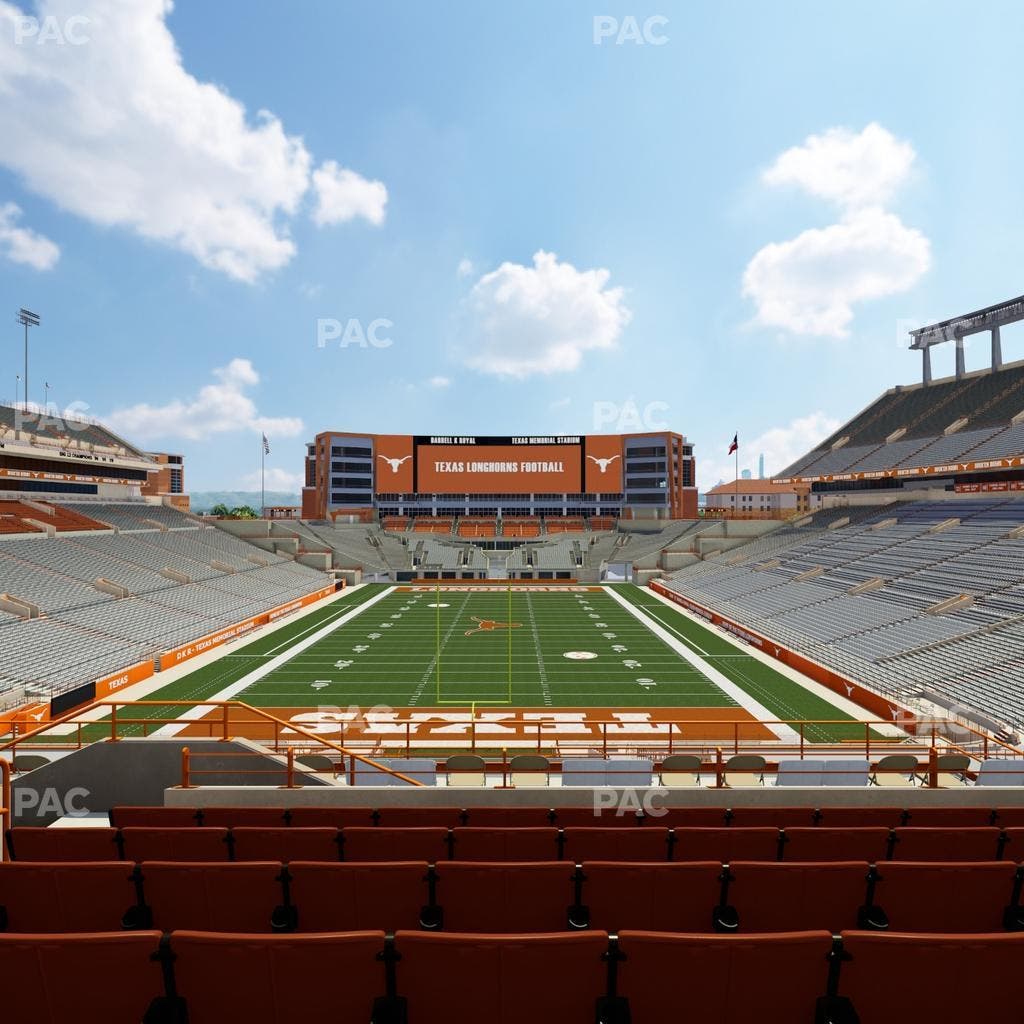 Darrell K Royal - Texas Memorial Stadium - Section Terrace Club 16 Seat View
