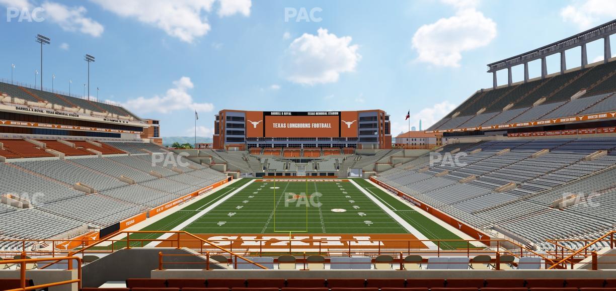 Darrell K Royal - Texas Memorial Stadium - Section Terrace Club 16 Seat View