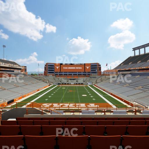 Darrell K Royal - Texas Memorial Stadium - Section Terrace Club 16 Seat View